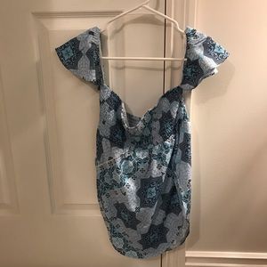 Sabo Skirt Off The Shoulder Kaleidoscope Top